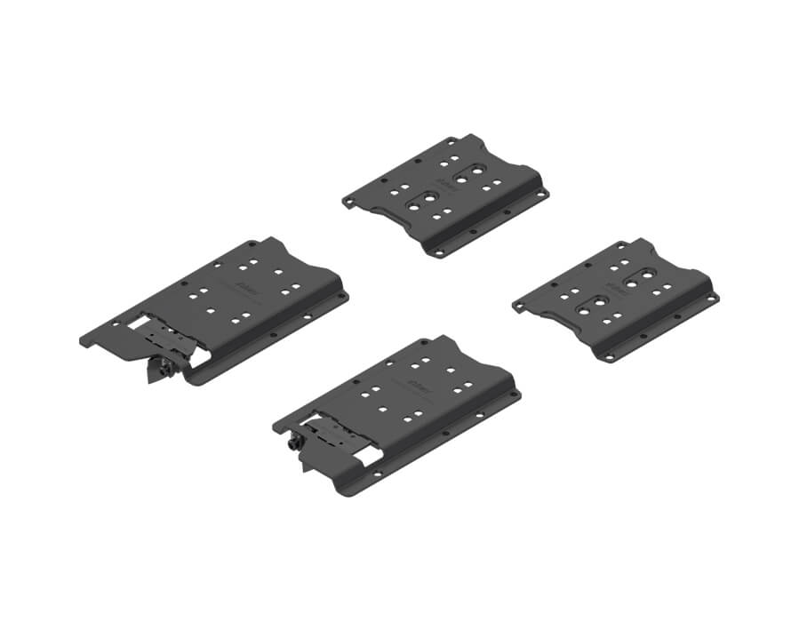 Pocketverbinder-Set für Anwendung mit Sockel REVEGO uno Einzeltür 