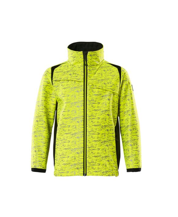 Soft Shell Jacke für Kinder ACCELERATE SAFE hi-vis gelb/schwarz