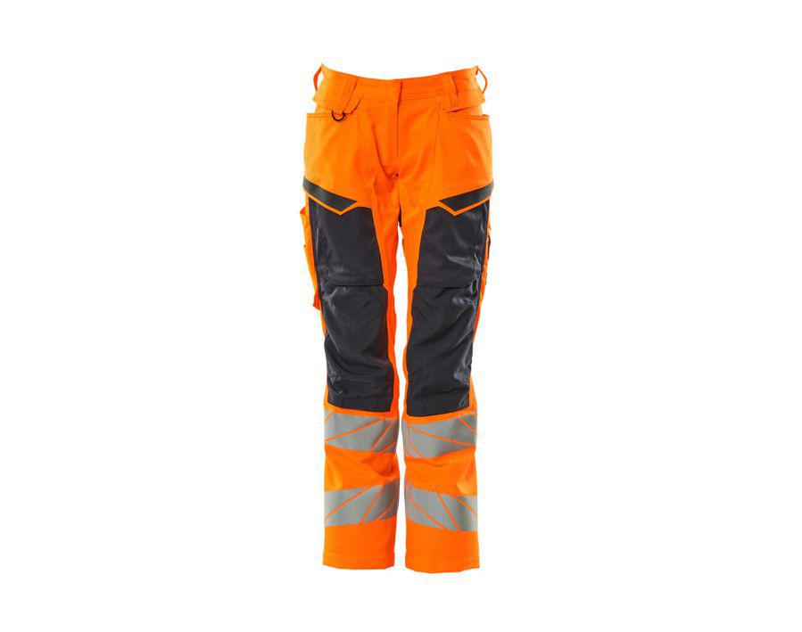 Hose mit Knietaschen ACCELERATE SAFE hi-vis orange/schwarzblau