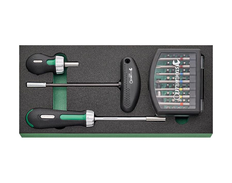 Werkzeugmodul Bits, 59-teilig, Modul 1/3