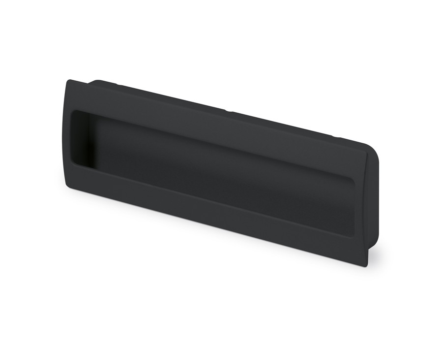 Einsetzgriff Misnia, Bohrabstand 160 mm, L 180 mm, B 54 mm, H 18.5 mm, Schwarz matt