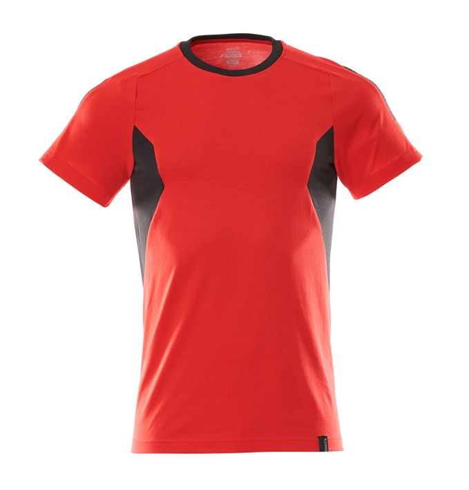 T-Shirt ACCELERATE verkehrsrot/schwarz
