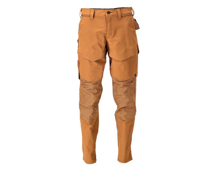 Hose mit Knietaschen CUSTOMIZED Nussbraun