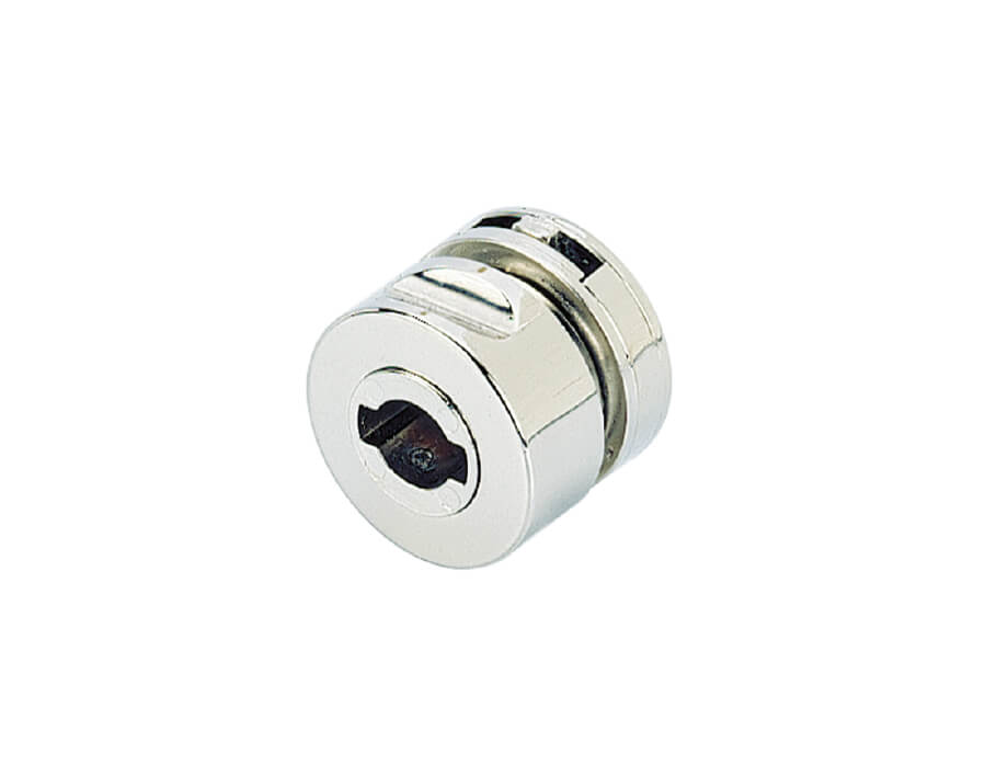 Zylinder-Glastürschloss Typ 321 mit integriertem Griff Prestige 2000