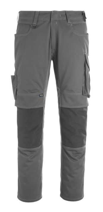 Hose mit Knietaschen UNIQUE dunkelanthrazit/schwarz