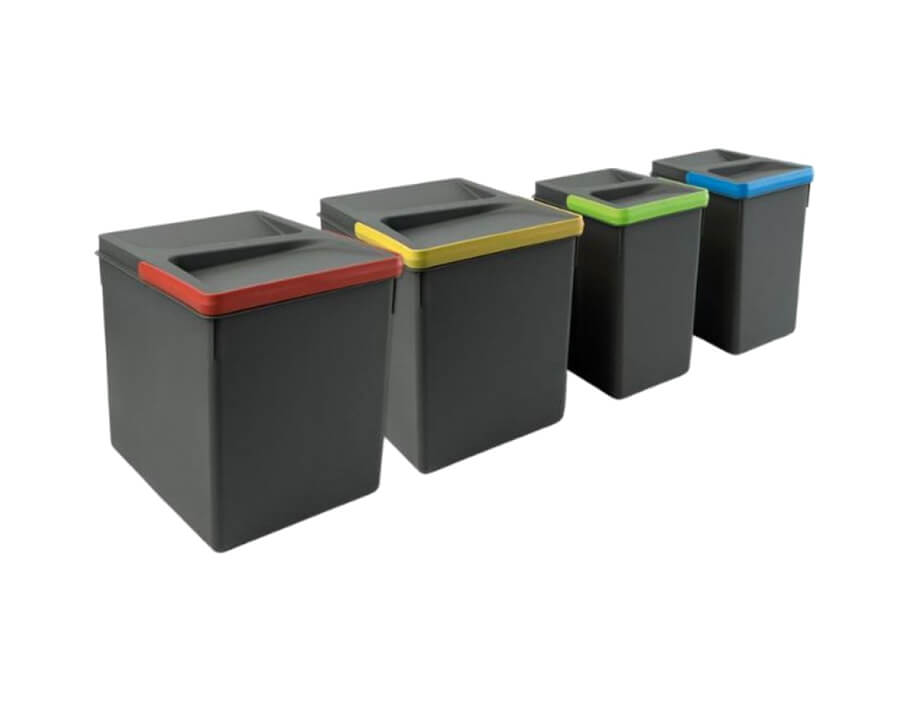 Abfallsammelbehälter-Set Recycle 