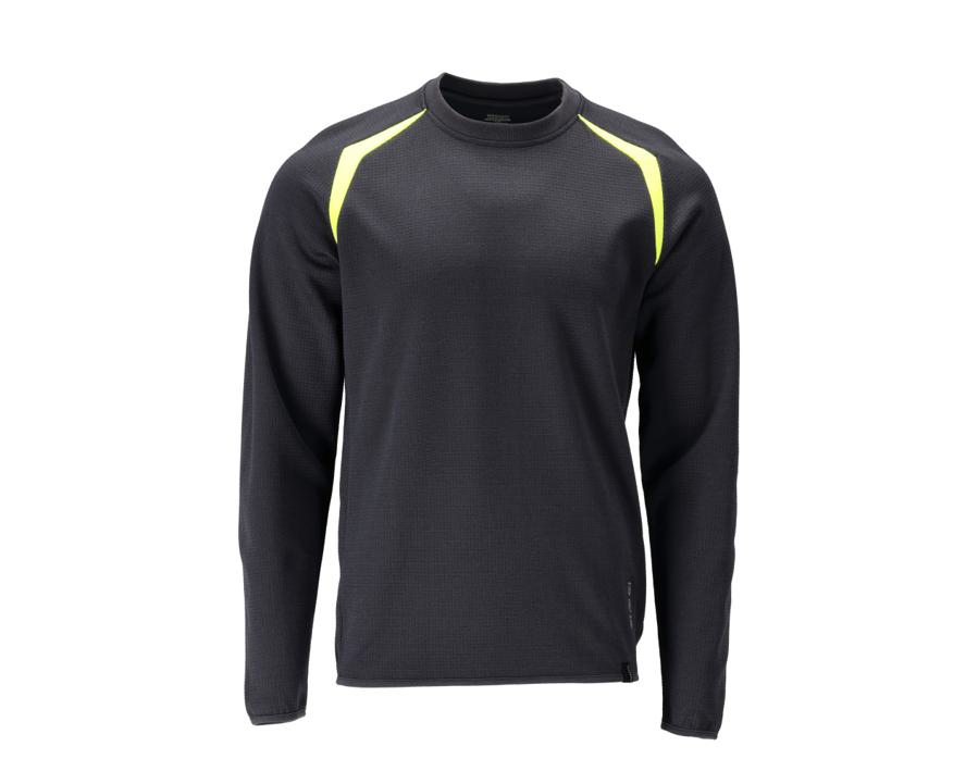 Sweatshirt ACCELERATE MULTISAFE schwarzblau/hi-vis gelb