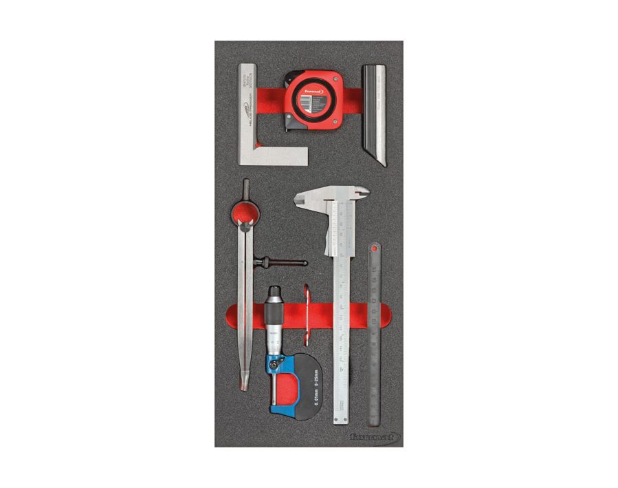 Werkzeugmodul Messmittel, 7-teilig, Modul 1/3