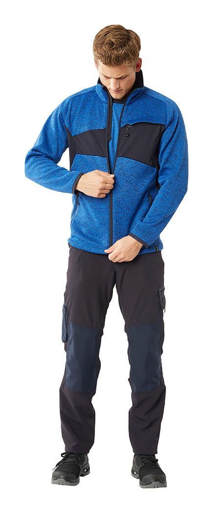 T-Shirt ACCELERATE schwarzblau/azurblau