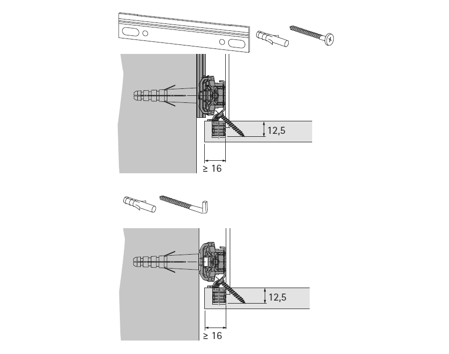Schrankaufhänger SAH 215