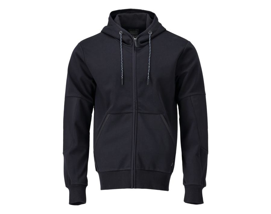 Kapuzensweatshirt mit Reißverschluss CUSTOMIZED schwarzblau