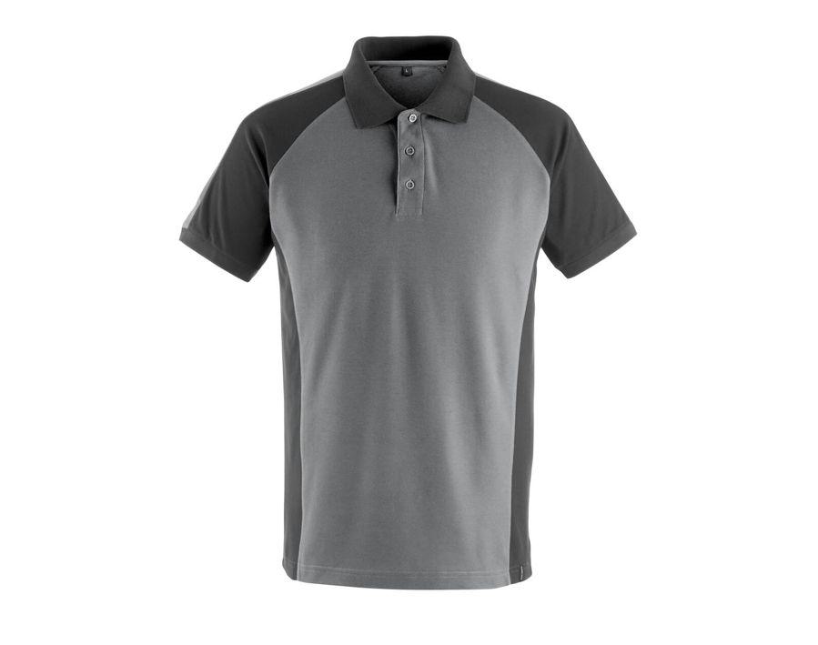 Polo-Shirt UNIQUE anthrazit/schwarz