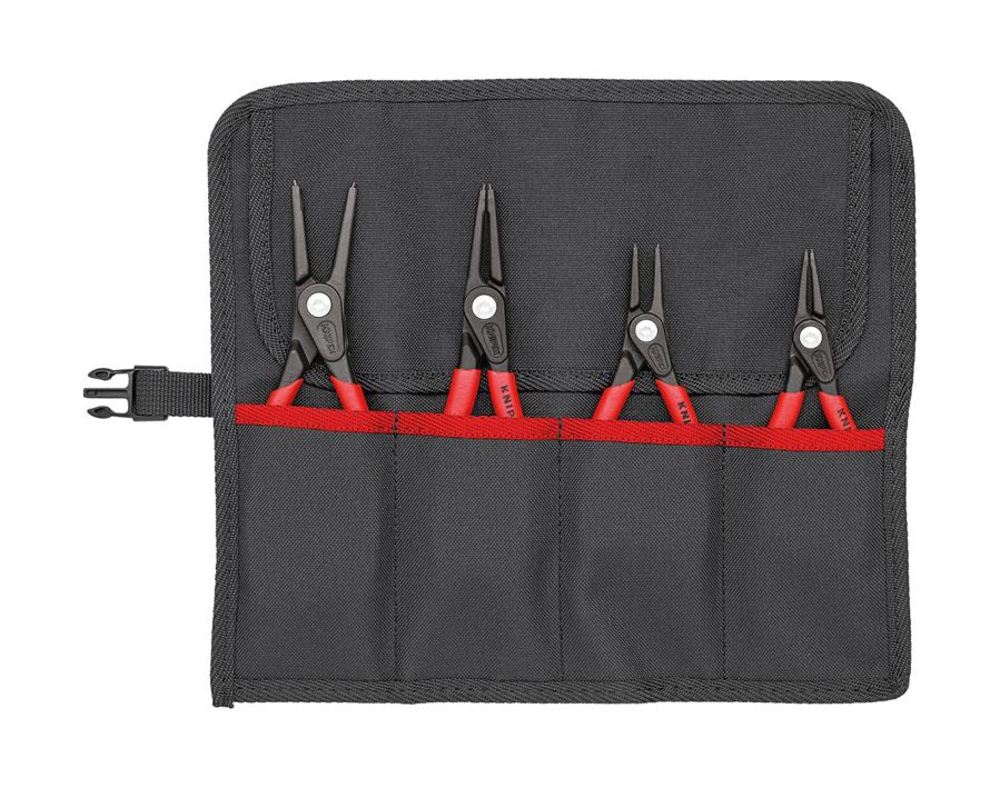 Präzisions-Sicherungsringzangen-Satz, in Rolltasche