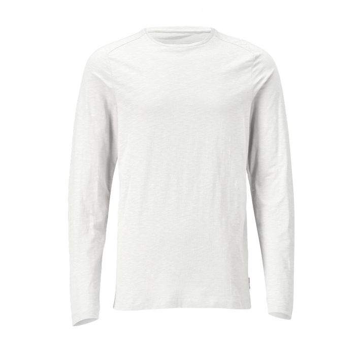 T-Shirt, Langarm CUSTOMIZED weiss