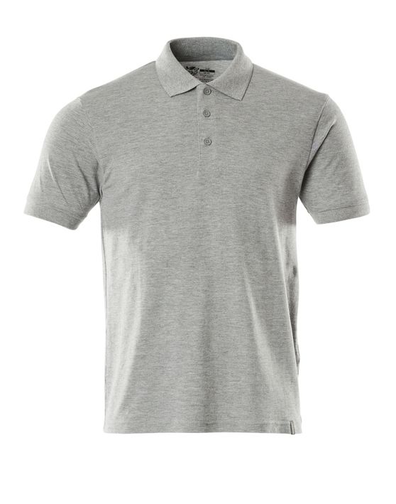 Polo-Shirt CROSSOVER grau-meliert