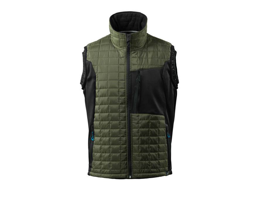 Thermoweste ADVANCED mossgrün/schwarz
