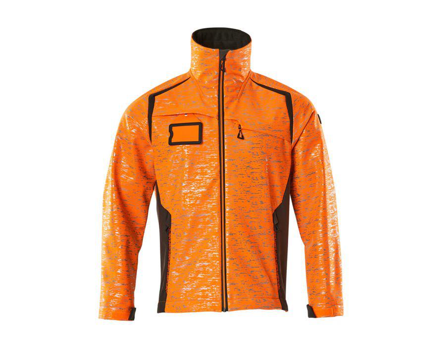 Soft Shell Jacke ACCELERATE SAFE hi-vis orange/dunkelanthrazit