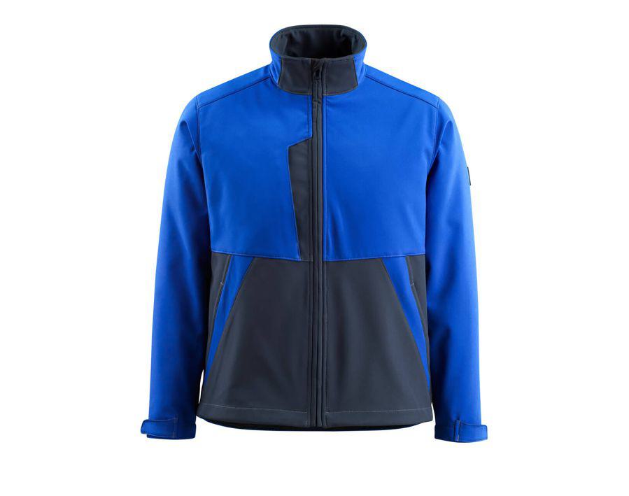 Soft Shell Jacke LIGHT kornblau/schwarzblau