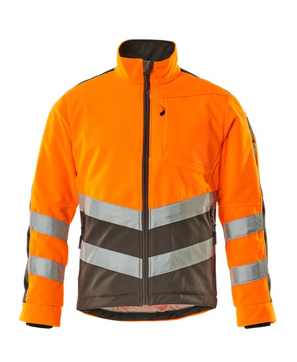 Fleecejacke SAFE SUPREME hi-vis orange/dunkelanthrazit