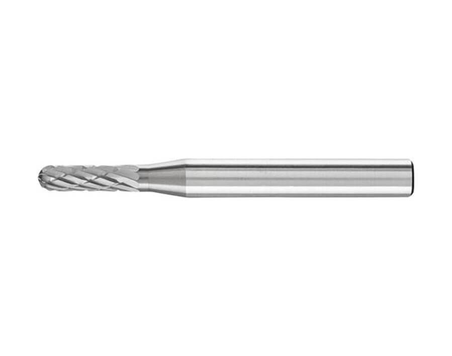 Hartmetallfrässtift (Rotorfräser) DIN 8033 – Schaft-Ø 6 mm, Walzenrundform WRC, Zahnung 3 PLUS