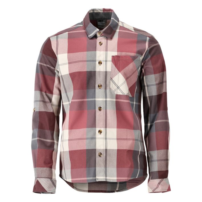Hemd CUSTOMIZED Bordeaux-kariert