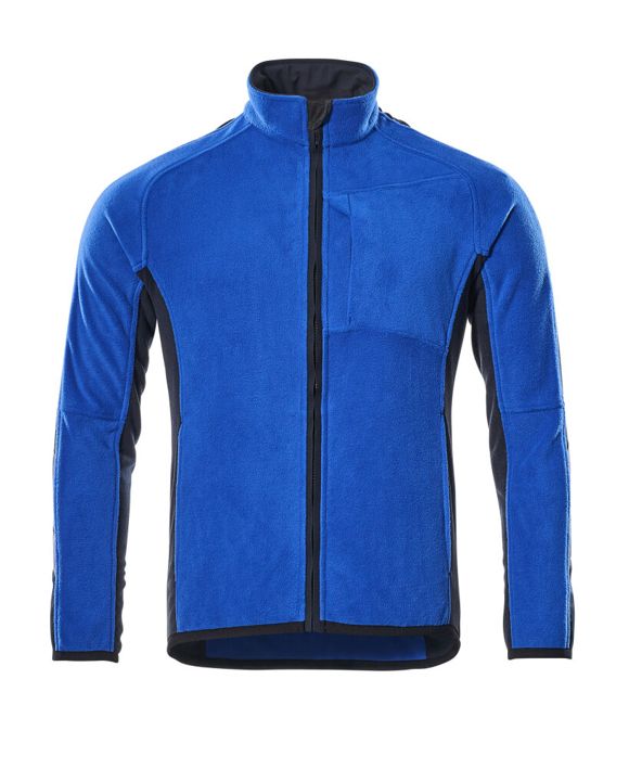 Fleecejacke UNIQUE kornblau/schwarzblau