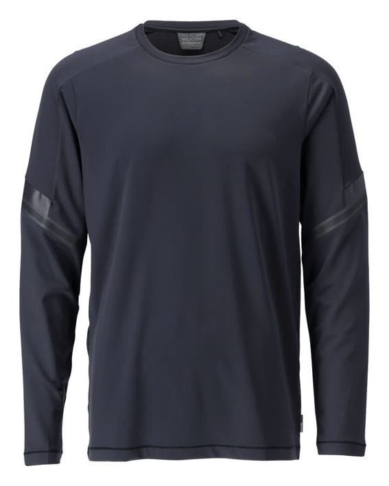 T-Shirt, Langarm CUSTOMIZED schwarzblau