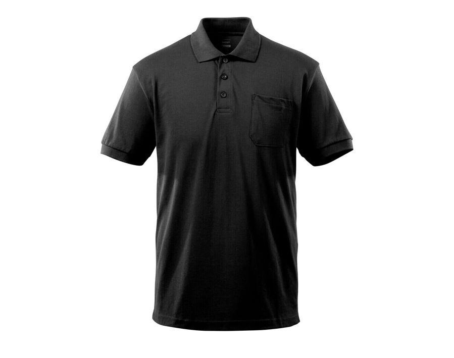 Polo-Shirt mit Brusttasche CROSSOVER schwarz
