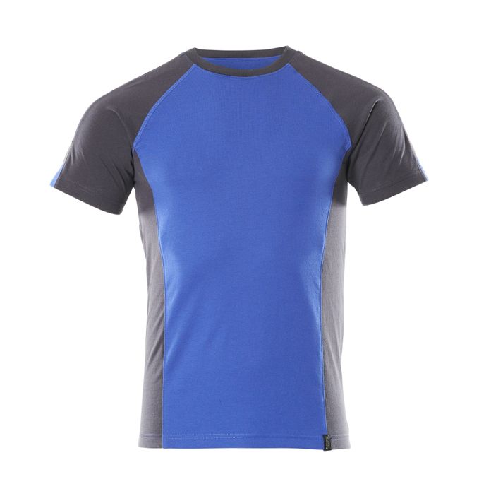 T-Shirt UNIQUE kornblau/schwarzblau