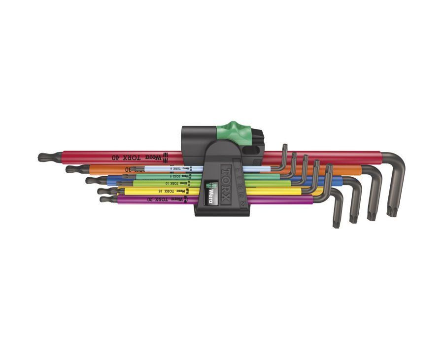 Winkelschraubendreher-Satz für TORX®, mit Kugelkopf, lang