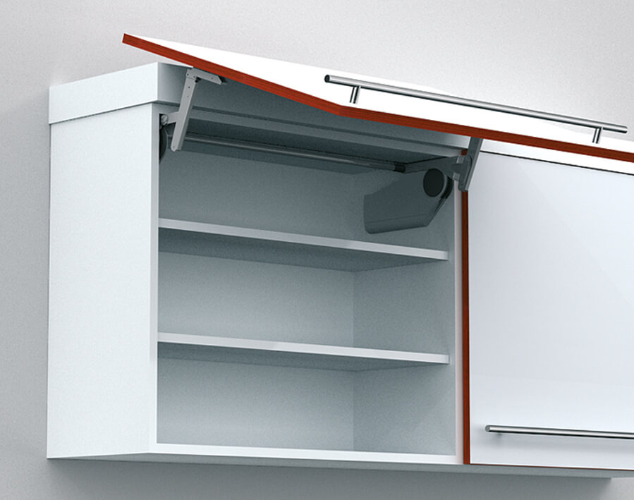 Hochschwenkklappe AVENTOS HS - Standard/SERVO-DRIVE - Holzfronten, breite und schmale Alurahmen