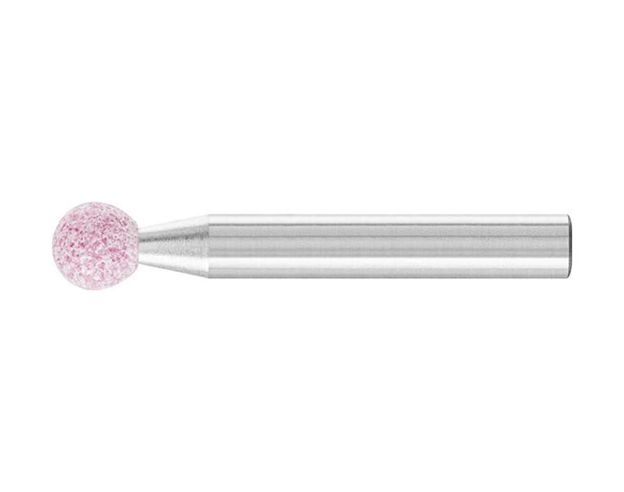 Korund-Schleifstift, Kugelform, 6-mm-Schaft