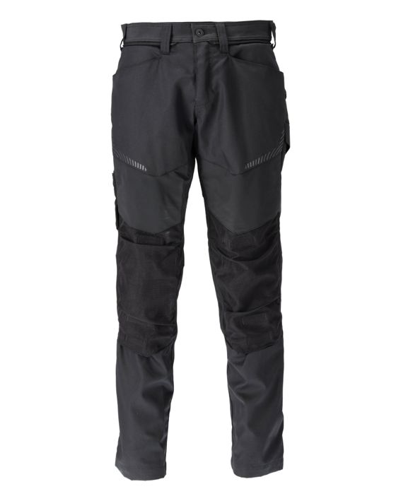 Hose mit Knietaschen CUSTOMIZED schwarz