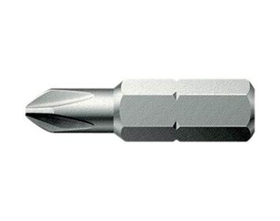 Bit für Kreuzschlitzschrauben PH 1/4", nach DIN 3126 C 6,3, zähhart