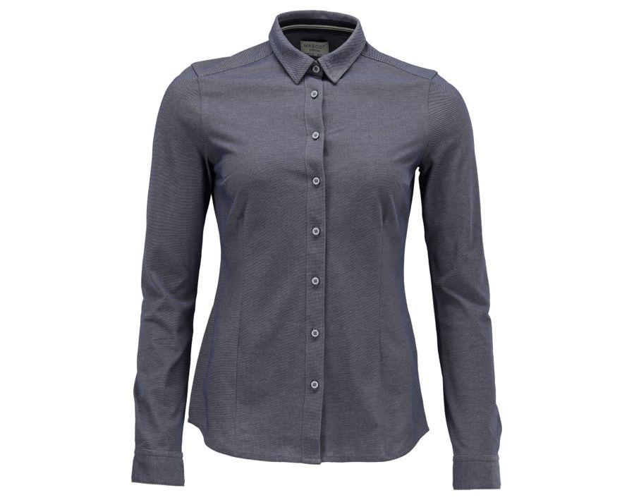 Hemd FRONTLINE blau-meliert