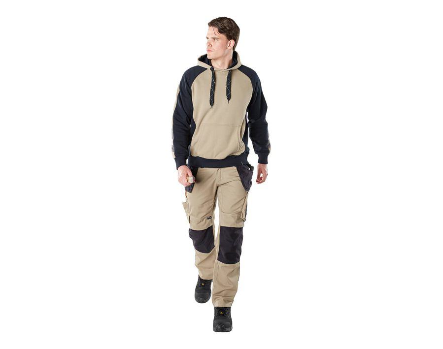 Kapuzensweatshirt UNIQUE dunkelanthrazit/schwarz