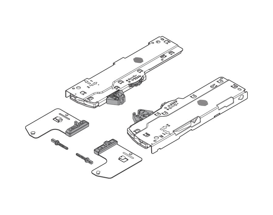 TIP-ON BLUMOTION Set für LEGRABOX/MOVENTO