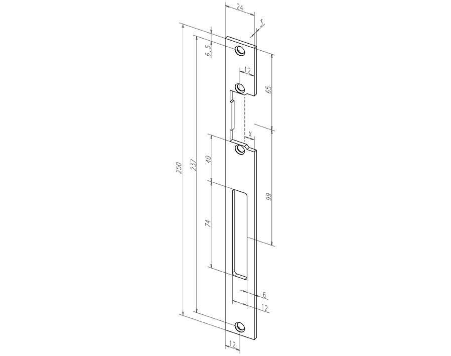 Frontale piatto squadrato 690 ProFix 2