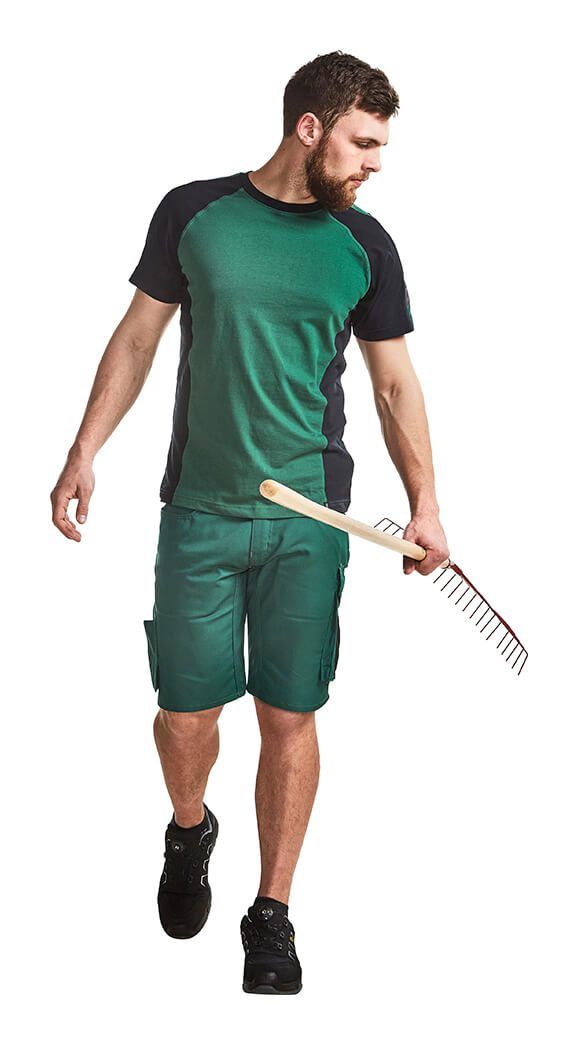 T-Shirt UNIQUE dunkelanthrazit/schwarz