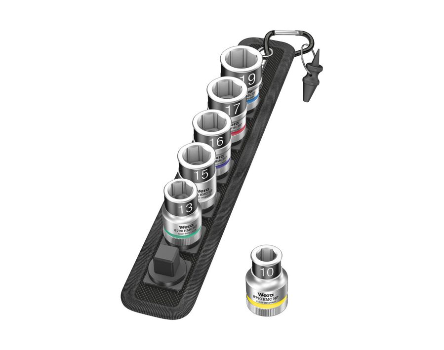 Sechskant-Steckschlüssel-Garnitur 1/2" Zyklop, 6-teilig
