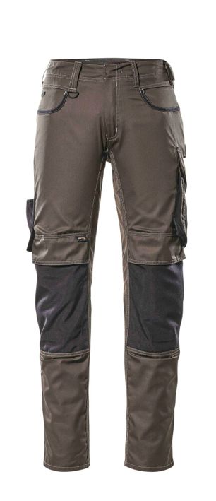 Hose mit Knietaschen UNIQUE dunkelanthrazit/schwarz