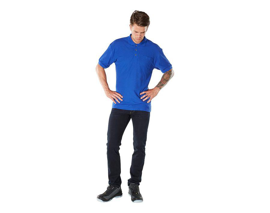 Polo-Shirt mit Brusttasche CROSSOVER anthrazit