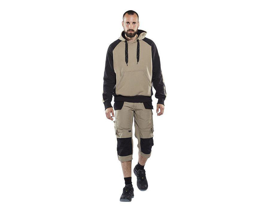 Kapuzensweatshirt UNIQUE dunkelanthrazit/schwarz