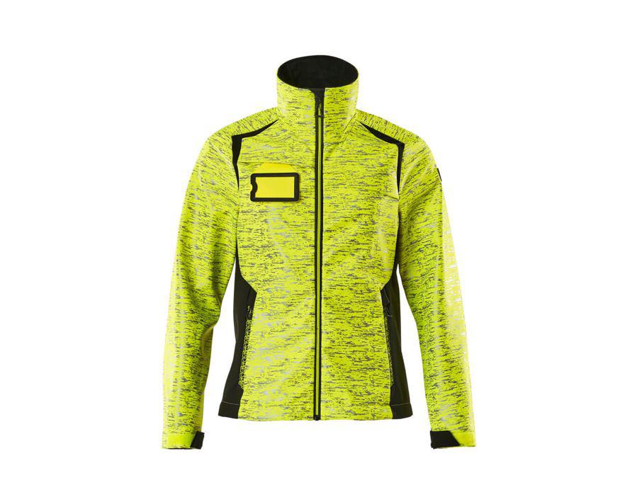 Soft Shell Jacke ACCELERATE SAFE hi-vis gelb/schwarz