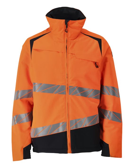 Winterjacke ACCELERATE SAFE hi-vis orange/schwarzblau