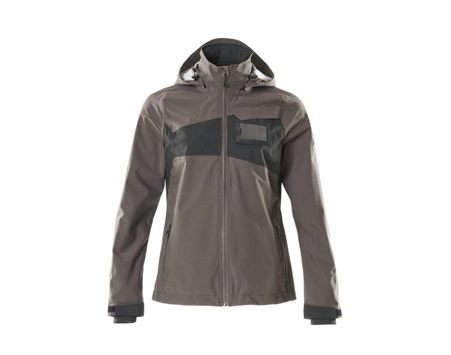 Hard Shell Jacke ACCELERATE dunkelanthrazit/schwarz