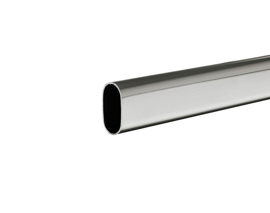Schrankrohr oval 30 x 15 mm