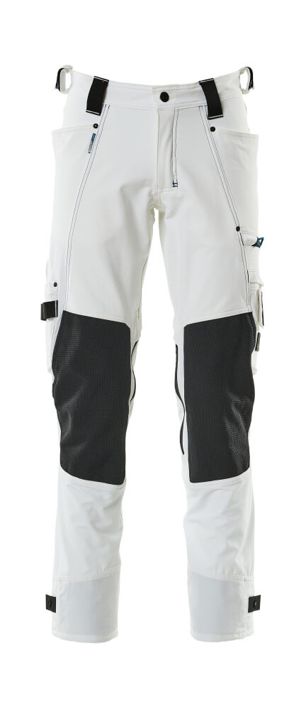 Hose mit Knietaschen ADVANCED weiss