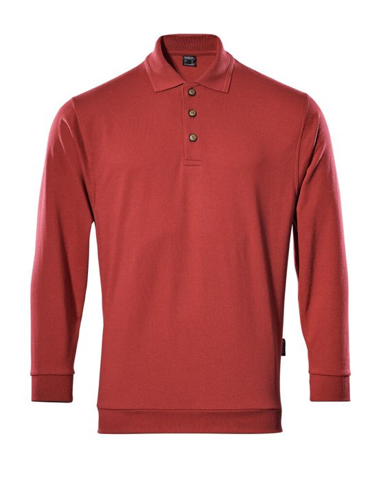 Polo-Sweatshirt CROSSOVER rot