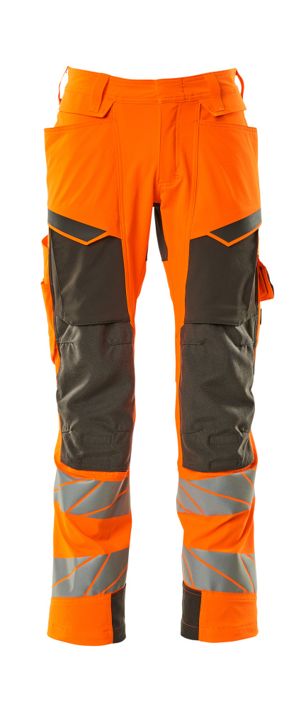 Hose mit Knietaschen ACCELERATE SAFE hi-vis orange/dunkelanthrazit